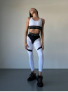 Легінси FITRUN Leggings Super Nuts Push-Up "White Relief"