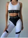 Легінси FITRUN Leggings Super Nuts Push-Up "White Relief"