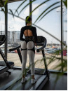 Легінси FITRUN Leggings Super Nuts Push-Up "White Relief"