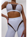 Leggings FITRUN Leggings SPIDER EVA "White"
