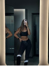 Leggings FITRUN Leggings SLIM "Black Relief"
