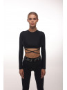 Shortened Rashguard FITRUN Mini Rash X "Black"