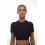 Shortened Rashguard FITRUN Mini Rash T-shirt "Black"