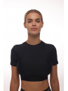 Shortened Rashguard FITRUN Mini Rash T-shirt "Black"