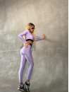 Long Sleeve Top FITRUN Long Sleeve Midi "Shine Lilac"