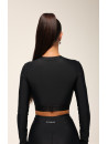 Топ з довгим рукавом FITRUN Long Sleeve Midi "Total Black"