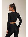 Топ з довгим рукавом FITRUN Long Sleeve Midi "Total Black"