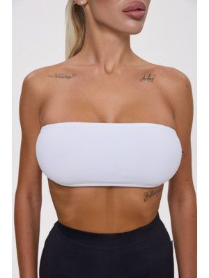 Sports Top FITRUN Bandeau Top "Total White"