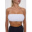 Sports Top FITRUN Bandeau Top "Total White"