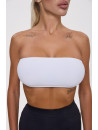 Спортивний Топ FITRUN Bandeau Top "Total White"