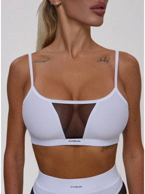 Sports Top FITRUN Top SPIDER EVA "White"