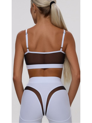 Sports Top FITRUN Top SPIDER EVA "White"