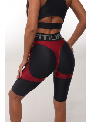 Cycling Short FITRUN  Cycling NICE Push-Up "Wine Blaze"