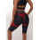 Cycling Short FITRUN  Cycling NICE Push-Up "Wine Blaze"