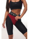 Cycling Short FITRUN  Cycling NICE Push-Up "Wine Blaze"