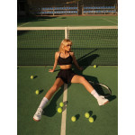 Спідниця-шорти тенісна FITRUN Tennis Skort W1 "Total Black"