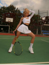 Спідниця-шорти тенісна FITRUN Tennis Skort W1 "Total White"